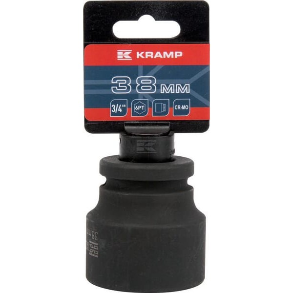 Klucz nasadowy udarowy 6-kt. 3/4", 38 mm 1803526638KR | Exvi