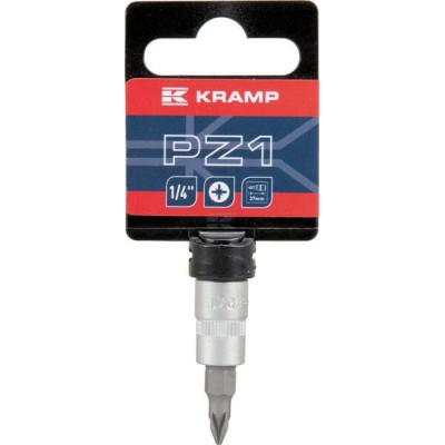 Nasadka wkrętak krzyżowy 1/4", PZ 1 18060064101KR | Exvi