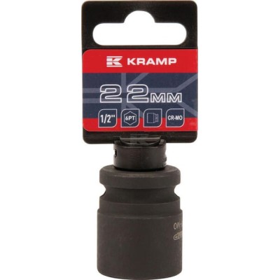 Klucz nasadowy udarowy 6-kt. 1/2", 22 mm 1803524622KR | Exvi