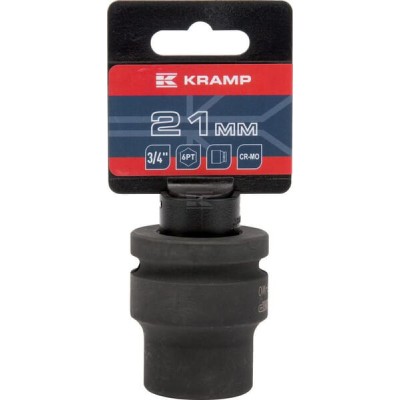 Klucz nasadowy udarowy 6-kt. 3/4", 21 mm 1803526621KR | Exvi