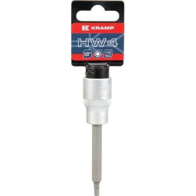 Nasadka imbus przedłużana 1/2", 4 mm 18060135104KR | Exvi