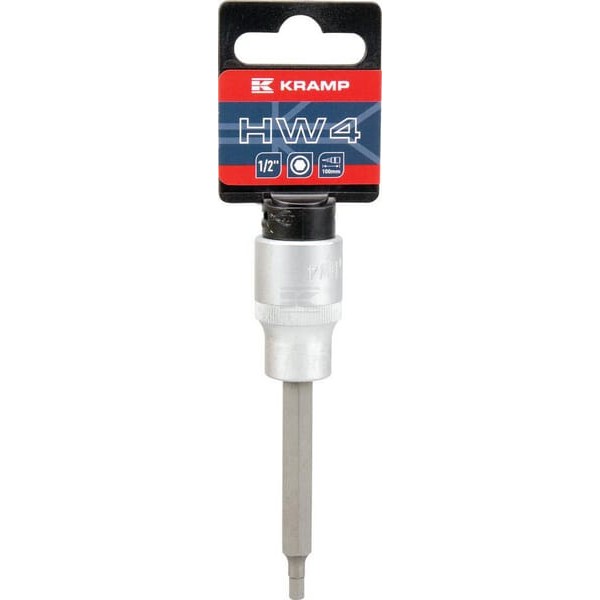 Nasadka imbus przedłużana 1/2", 4 mm 18060135104KR | Exvi