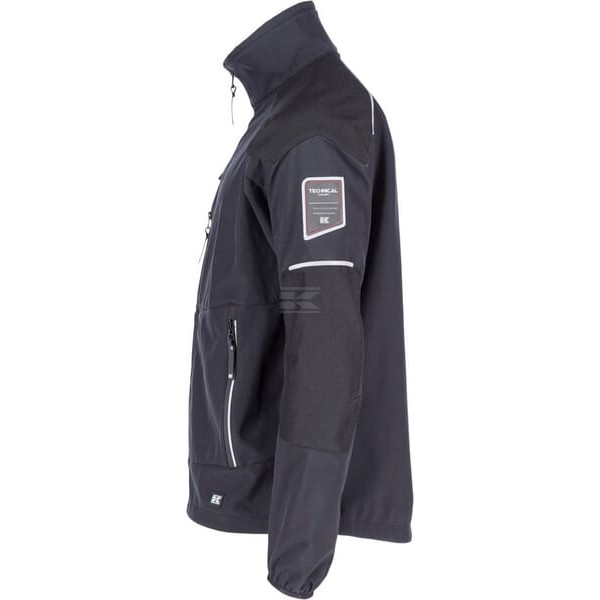 Kurtka Softshell męska, czarna KW211680001044 | Exvi