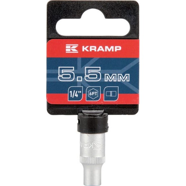 Klucz nasadowy 6-kt. 1/4", 5,5mm 18060060055KR | Exvi