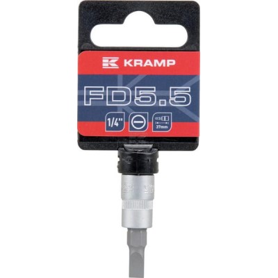 Nasadka wkrętak płaski 1/4", 5.5 mm 18060064255KR | Exvi