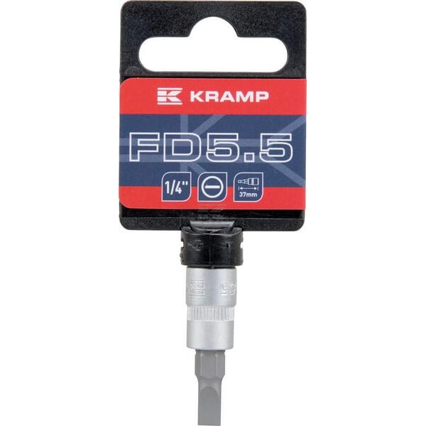 Nasadka wkrętak płaski 1/4", 5.5 mm 18060064255KR | Exvi