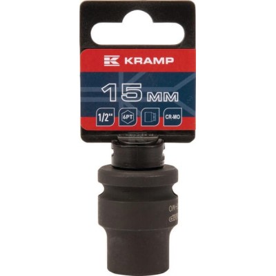Klucz nasadowy udarowy 6-kt. 1/2", 15 mm 1803524615KR | Exvi