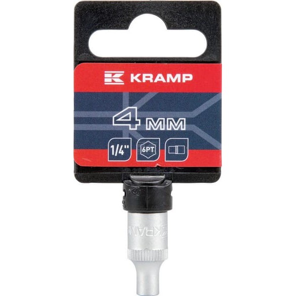 Klucz nasadowy 6-kt. 1/4", 4 mm 18060060040KR | Exvi