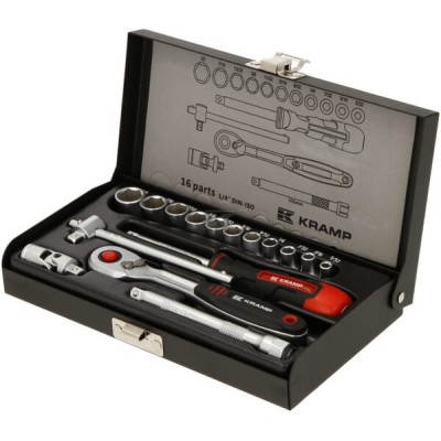Zestaw kluczy nasadowych 1/4" 16 ele. 1804922016IKR | Exvi
