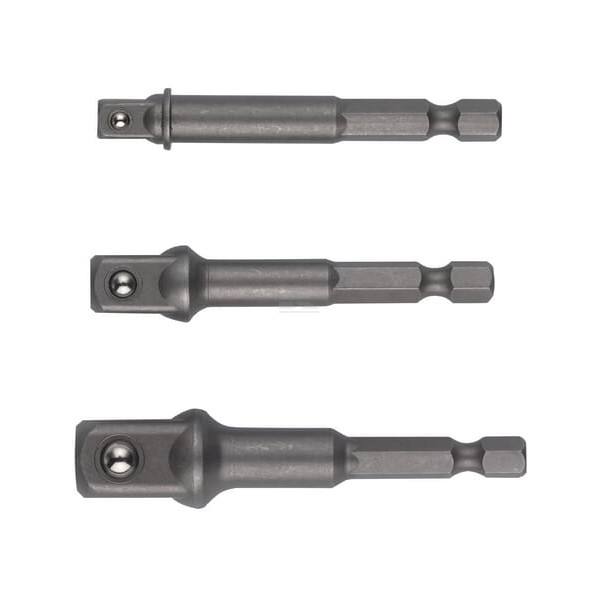 Zestaw adapterów 1/4"-3/8"-1/2" 3 elem. 751970 | Exvi
