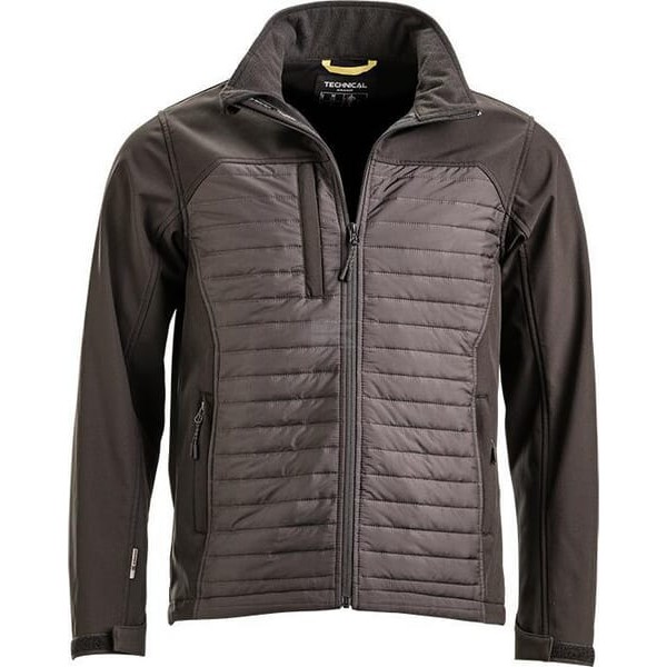 Kurtka Softshell pikowana, czarna KW201601701044 | Exvi