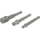 Zestaw adapterów 1/4"-3/8"-1/2" 3 elem. 751970 | Exvi