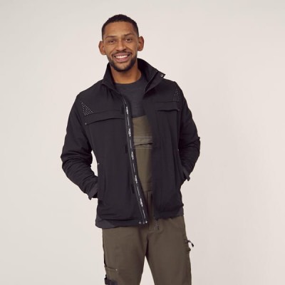 Kurtka 4W stretch, czarna KW201345001044 | Exvi