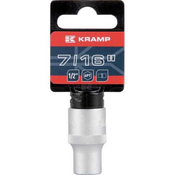 Klucz nasadowy calowy 6-kt. 1/2", 7/16" 18060131110KR | Exvi