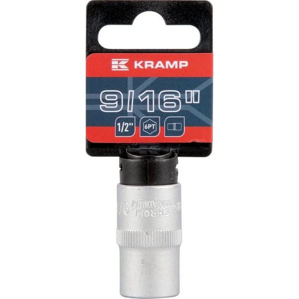 Klucz nasadowy calowy 6-kt. 1/2", 9/16" 18060131140KR | Exvi