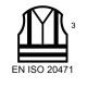 Kurtka Parka Hi-vis, żółty-niebieski 052030OM | Exvi