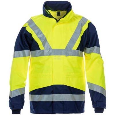 Kurtka Parka Hi-vis, żółty-niebieski 052030OXL | Exvi