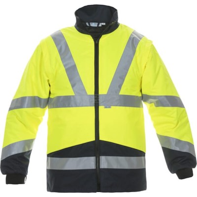 Kurtka Parka Hi-vis, żółty-niebieski 052030IXL | Exvi