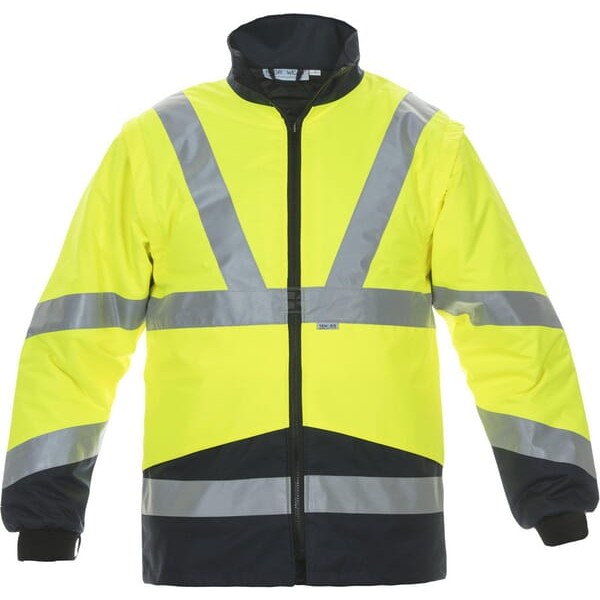 Kurtka Parka Hi-vis, żółty-niebieski 052030IXL | Exvi