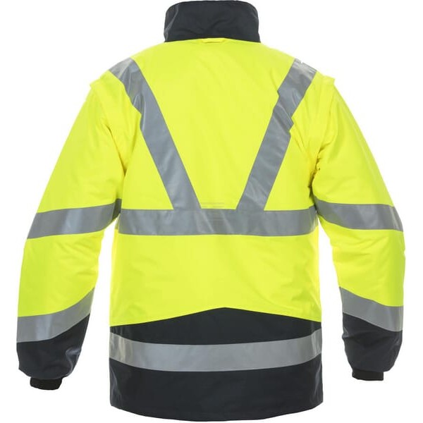 Kurtka Parka Hi-vis, żółty-niebieski 052030IXL | Exvi