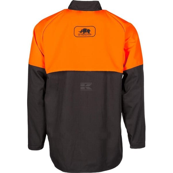 Bluza robocza, pomarańczowy-szary, BasePro, SIP 1RK1M | Exvi
