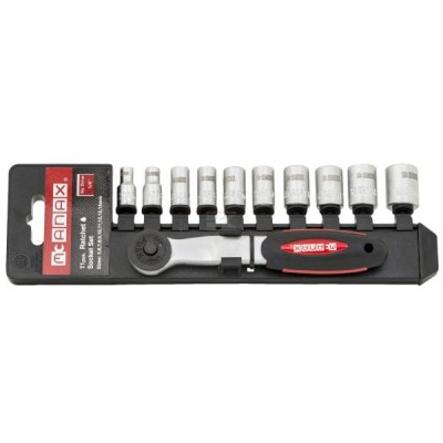 Zestaw nasadek 1/4" 11 szt. MX2100009 | Exvi