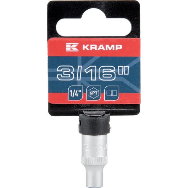 Klucz nasadowy calowy 6-kt. 1/4", 3/16" 18060061050KR | Exvi