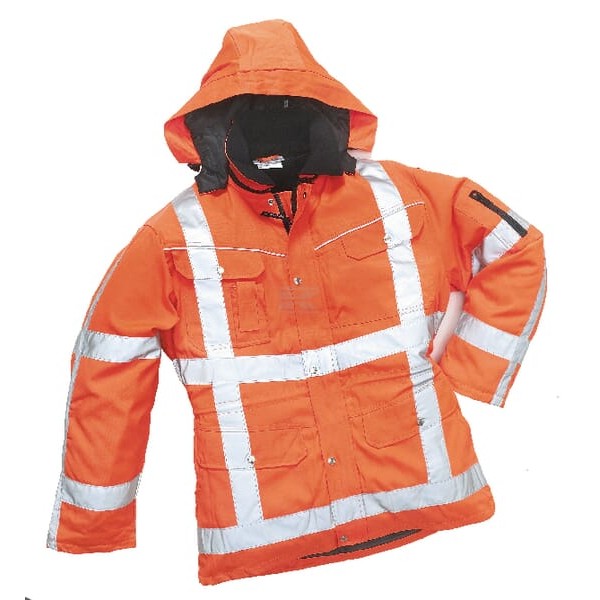 Kurtka Parka, pomarańczowy, Beaverline 046456FOS | Exvi