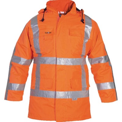 Kurtka Parka Hi-vis, pomarańczowy, rozmiar 051010L | Exvi