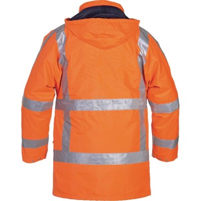 Kurtka Parka Hi-vis, pomarańczowy, rozmiar 051010L | Exvi