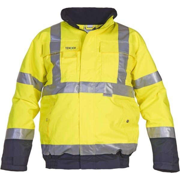 Kurtka pilotka Hi-vis, żółty-niebieski 052005S | Exvi