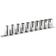 Zestaw kluczy nasadowych calowych 6-kt. 1/4" R40U | Exvi