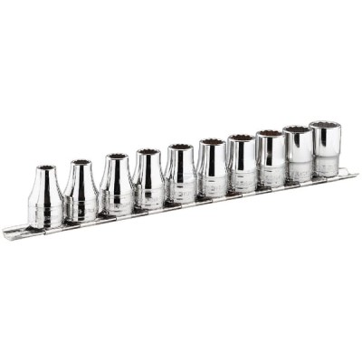 Zestaw kluczy nasadowych calowych 6-kt. 1/4" R40U | Exvi