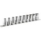 Zestaw kluczy nasadowych calowych 6-kt. 1/4" R40U | Exvi