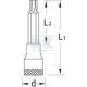 Nasadka Torx długa 1/2" Gedore, TX40 DPITX19LT40100 | Exvi