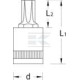 Nasadka Torx 1/4" Gedore, T10 DPITX20T10 | Exvi