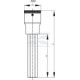Nasadka imbus przedłużany 3/4" 14 mm IN32L14155GED | Exvi