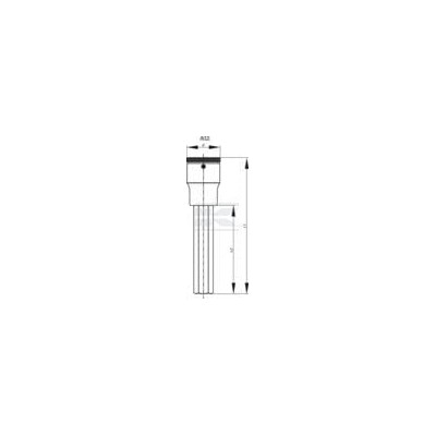 Nasadka imbus przedłużany 3/4" 14 mm IN32L14155GED | Exvi
