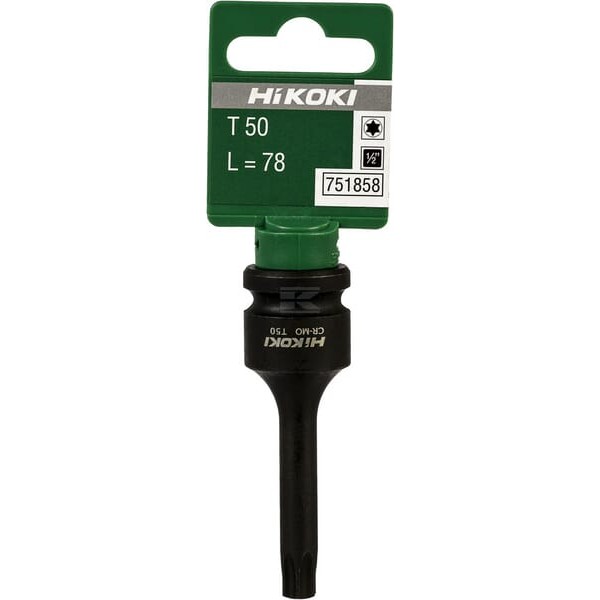 Klucz nasadowy udarowy Torx 1/2" T50 751858 | Exvi