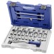 Zestaw kluczy nasadowych 1/2” 28-ele. E032939 | Exvi