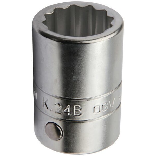 Klucz nasadowy 12-kt. 1/2", 24 mm K24B | Exvi