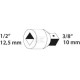 Element napędowy i łączący 1/2" Gedore DP1930V | Exvi