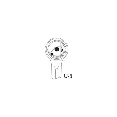 Pokrętło grzechotki 1/4" Gedore, U3 DP2093U3 | Exvi