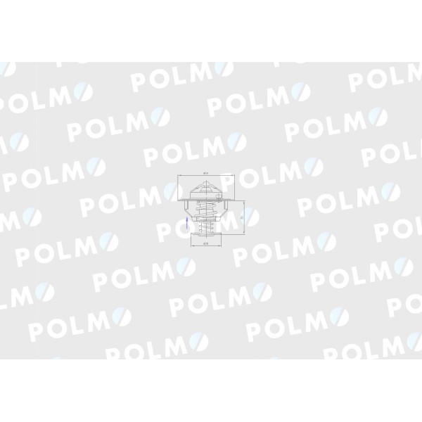 Termostat RE517011 JOHN DEERE POLMO RE517011P | Exvi