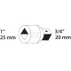 Redukcja kluczy nasadowych 1" - 3/4" Gedore DP2132 | Exvi