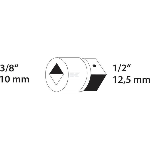 Element napędowy i łączący 3/8" Gedore DP3019V | Exvi