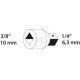 Element napędowy i łączący 3/8" Gedore DP3020V | Exvi