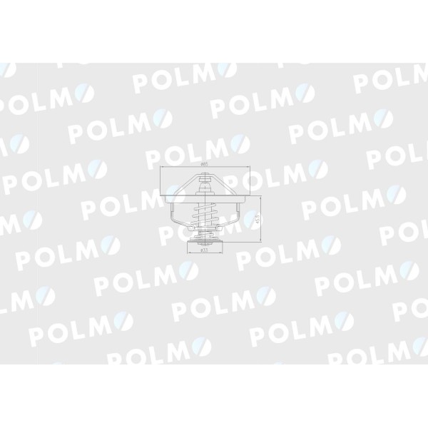 Termostat 130100060706 Case POLMO 130100060706P | Exvi