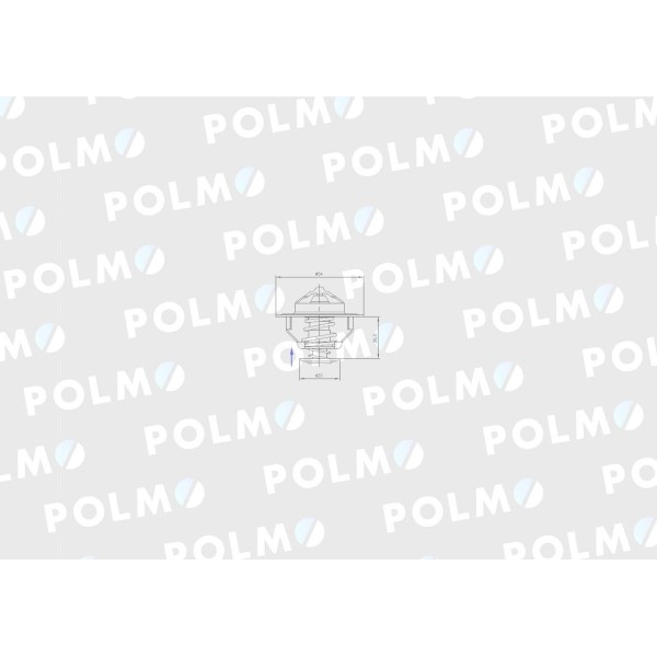 Termostat 98463637 Case POLMO 98/46-363/7 | Exvi