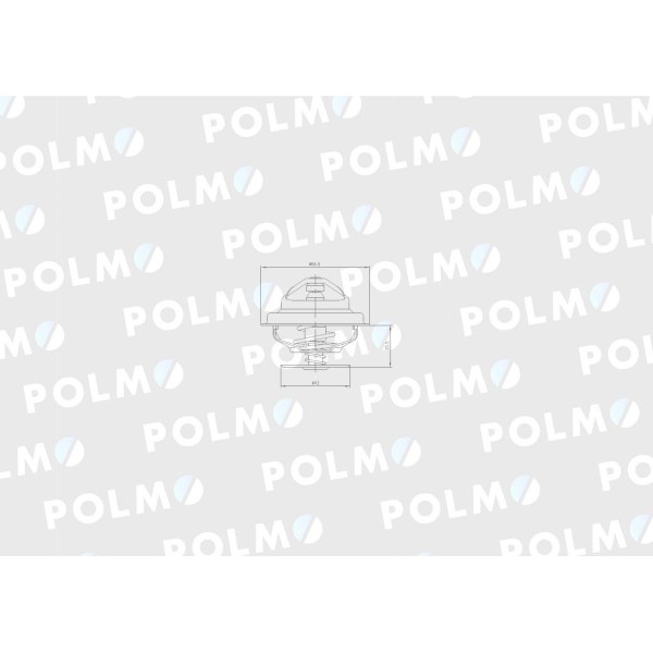 Termostat 162000060702 Case POLMO 162000060702P | Exvi